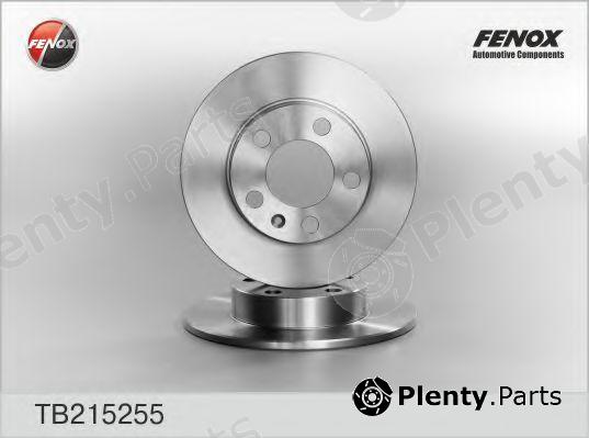  FENOX part TB215255 Brake Disc