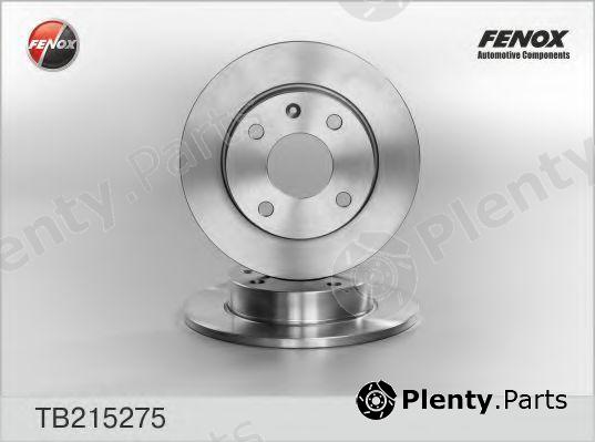  FENOX part TB215275 Brake Disc