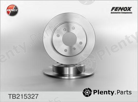  FENOX part TB215327 Brake Disc