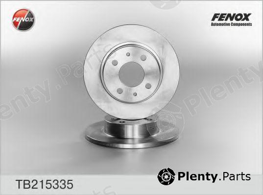  FENOX part TB215335 Brake Disc