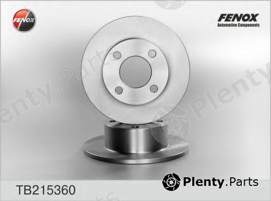  FENOX part TB215360 Brake Disc