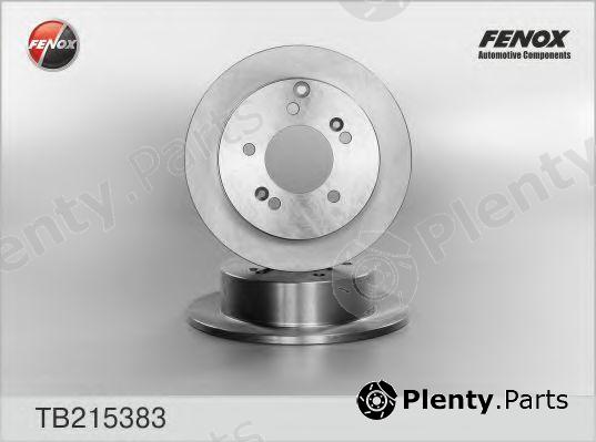  FENOX part TB215383 Brake Disc