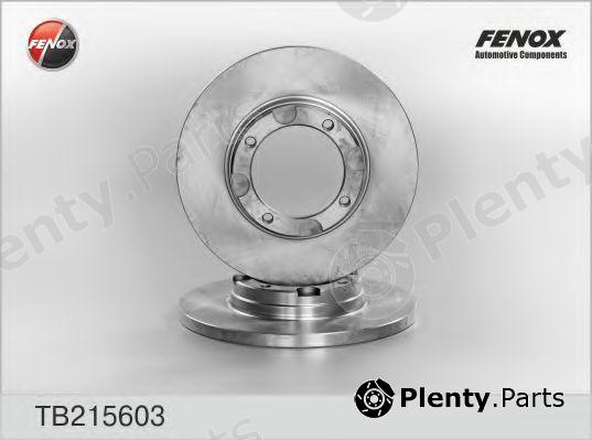  FENOX part TB215603 Brake Disc