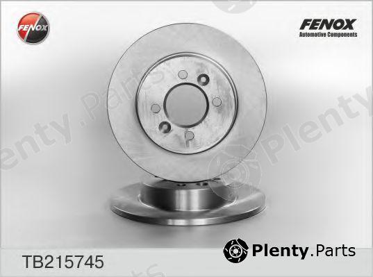  FENOX part TB215745 Brake Disc