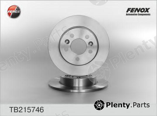  FENOX part TB215746 Brake Disc