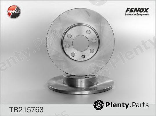  FENOX part TB215763 Brake Disc