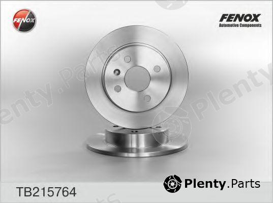  FENOX part TB215764 Brake Disc