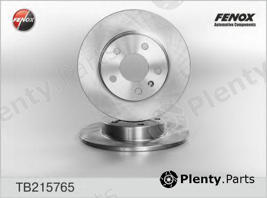  FENOX part TB215765 Brake Disc