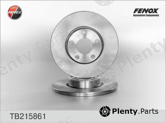  FENOX part TB215861 Brake Disc