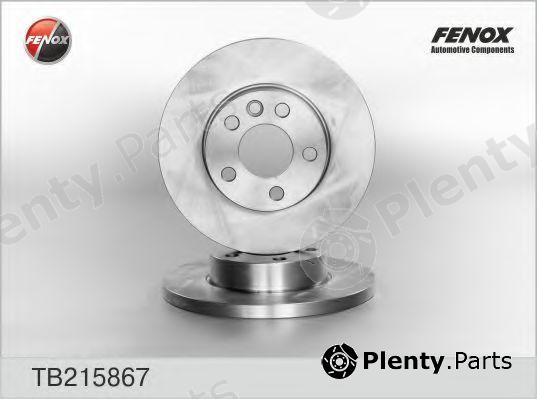  FENOX part TB215867 Brake Disc