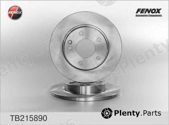  FENOX part TB215890 Brake Disc