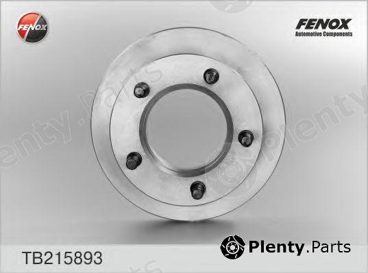  FENOX part TB215893 Brake Disc