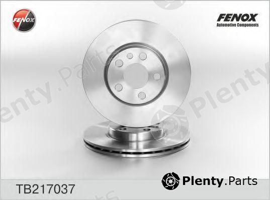  FENOX part TB217037 Brake Disc