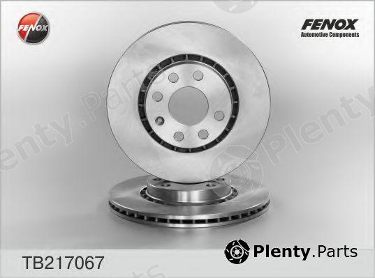  FENOX part TB217067 Brake Disc