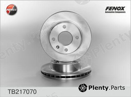  FENOX part TB217070 Brake Disc