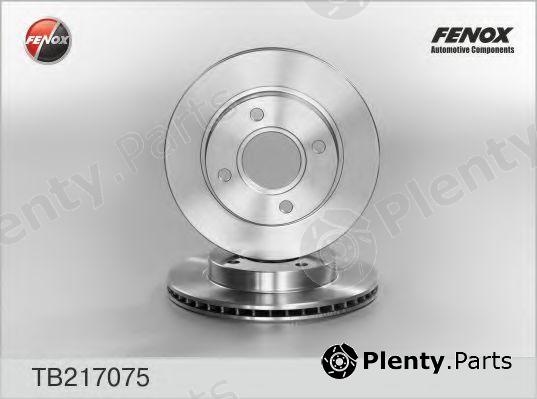  FENOX part TB217075 Brake Disc