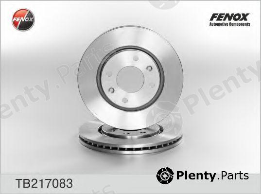  FENOX part TB217083 Brake Disc