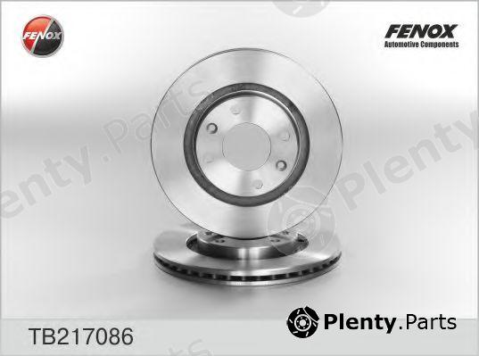  FENOX part TB217086 Brake Disc
