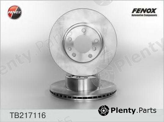  FENOX part TB217116 Brake Disc