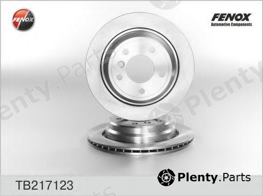  FENOX part TB217123 Brake Disc