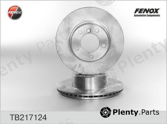  FENOX part TB217124 Brake Disc