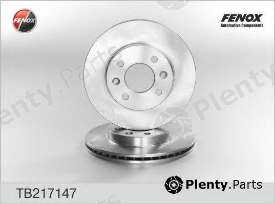  FENOX part TB217147 Brake Disc