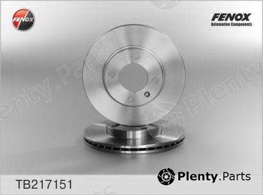  FENOX part TB217151 Brake Disc