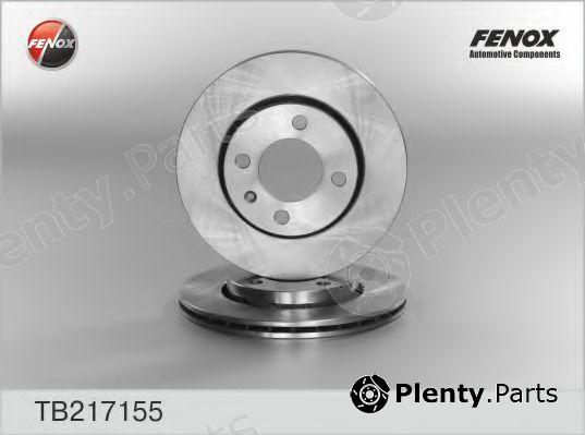  FENOX part TB217155 Brake Disc