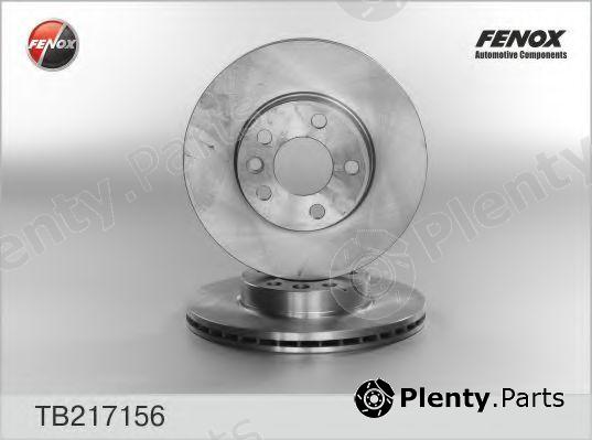  FENOX part TB217156 Brake Disc