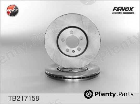  FENOX part TB217158 Brake Disc