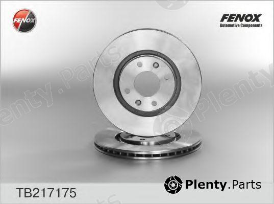  FENOX part TB217175 Brake Disc