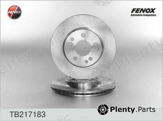  FENOX part TB217183 Brake Disc