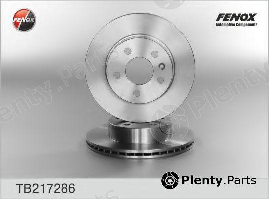  FENOX part TB217286 Brake Disc