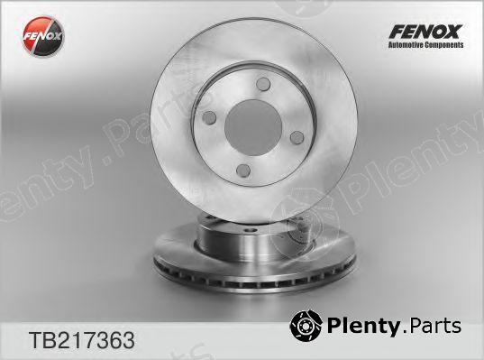  FENOX part TB217363 Brake Disc