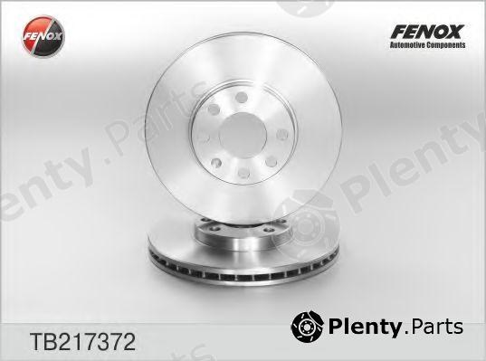  FENOX part TB217372 Brake Disc