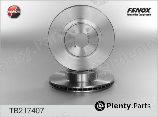  FENOX part TB217407 Brake Disc