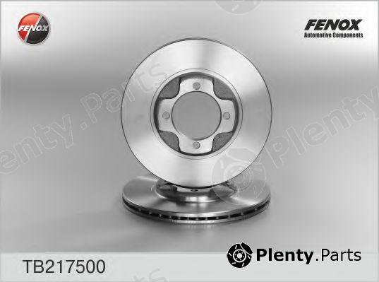  FENOX part TB217500 Brake Disc