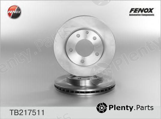  FENOX part TB217511 Brake Disc