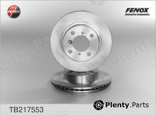  FENOX part TB217553 Brake Disc