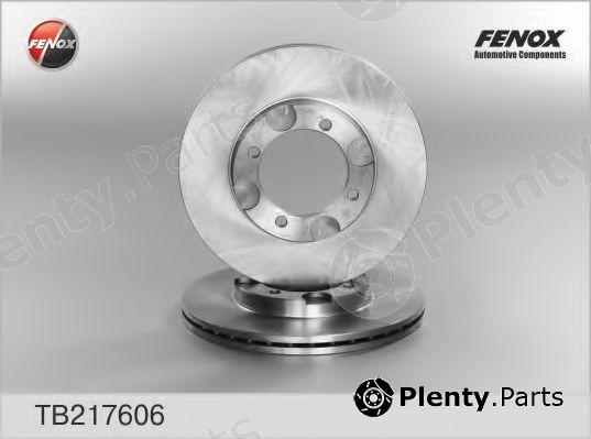  FENOX part TB217606 Brake Disc