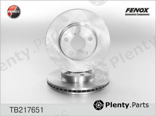  FENOX part TB217651 Brake Disc