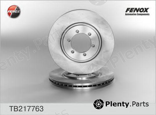  FENOX part TB217763 Brake Disc