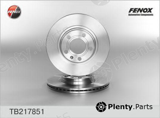  FENOX part TB217851 Brake Disc