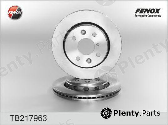  FENOX part TB217963 Brake Disc