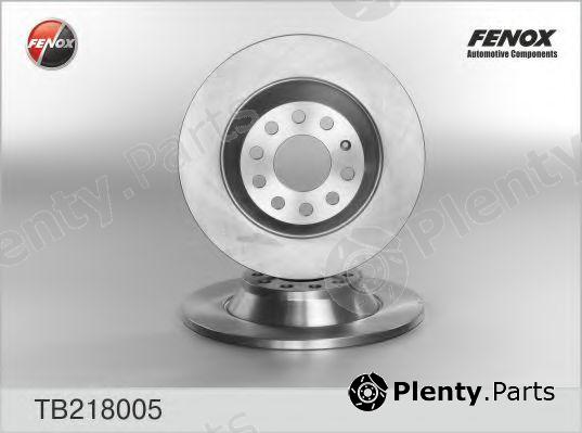 FENOX part TB218005 Brake Disc
