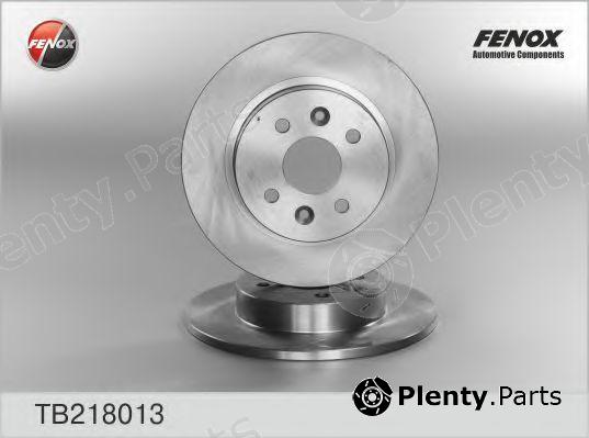  FENOX part TB218013 Brake Disc