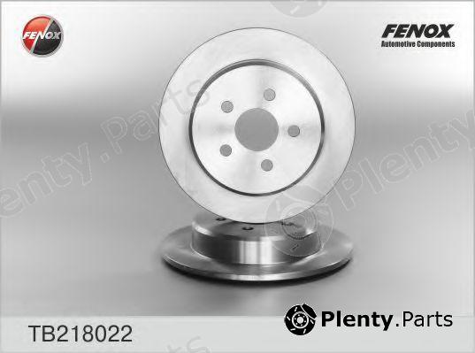 FENOX part TB218022 Brake Disc