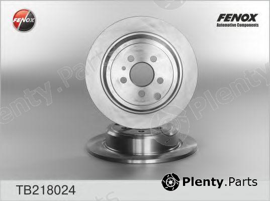  FENOX part TB218024 Brake Disc