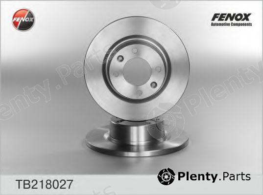  FENOX part TB218027 Brake Disc