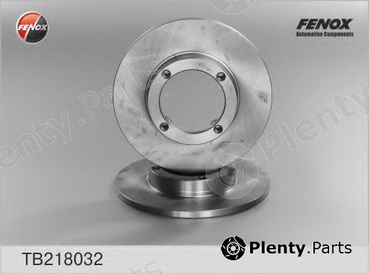  FENOX part TB218032 Brake Disc